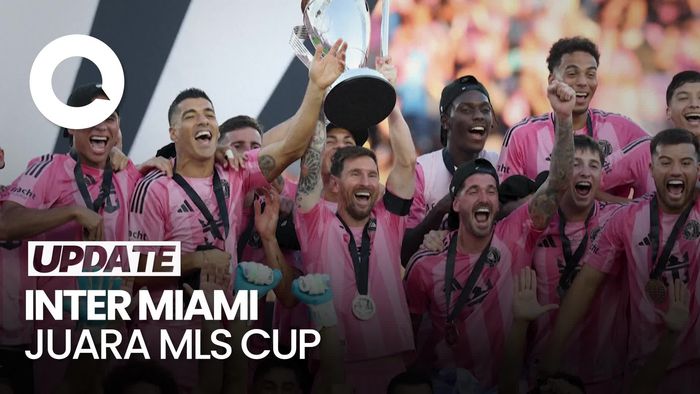 Video: Momen Messi Cs Angkat Piala MLS Cup