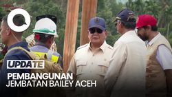 Video: Prabowo Cek Pembangunan Jembatan Bailey Penghubung Medan-Aceh