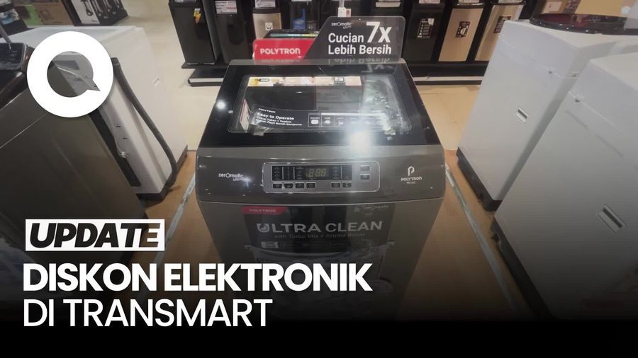 Video Diskon Elektronik di Transmart: Mesin Cuci hingga Kulkas 2 Pintu