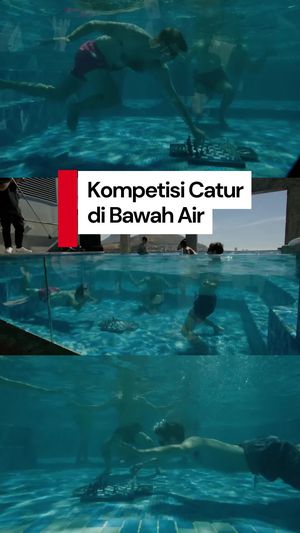 Video: Uniknya Gelaran Turnamen Catur Selam di Afrika Selatan