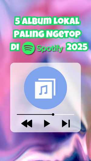 Video: Top 5 Album Lokal Terpopuler di Spotify 2025