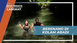 Menikmati Liburan di Kolam Abadi dengan Berenang Mengikuti Arus di Langkat