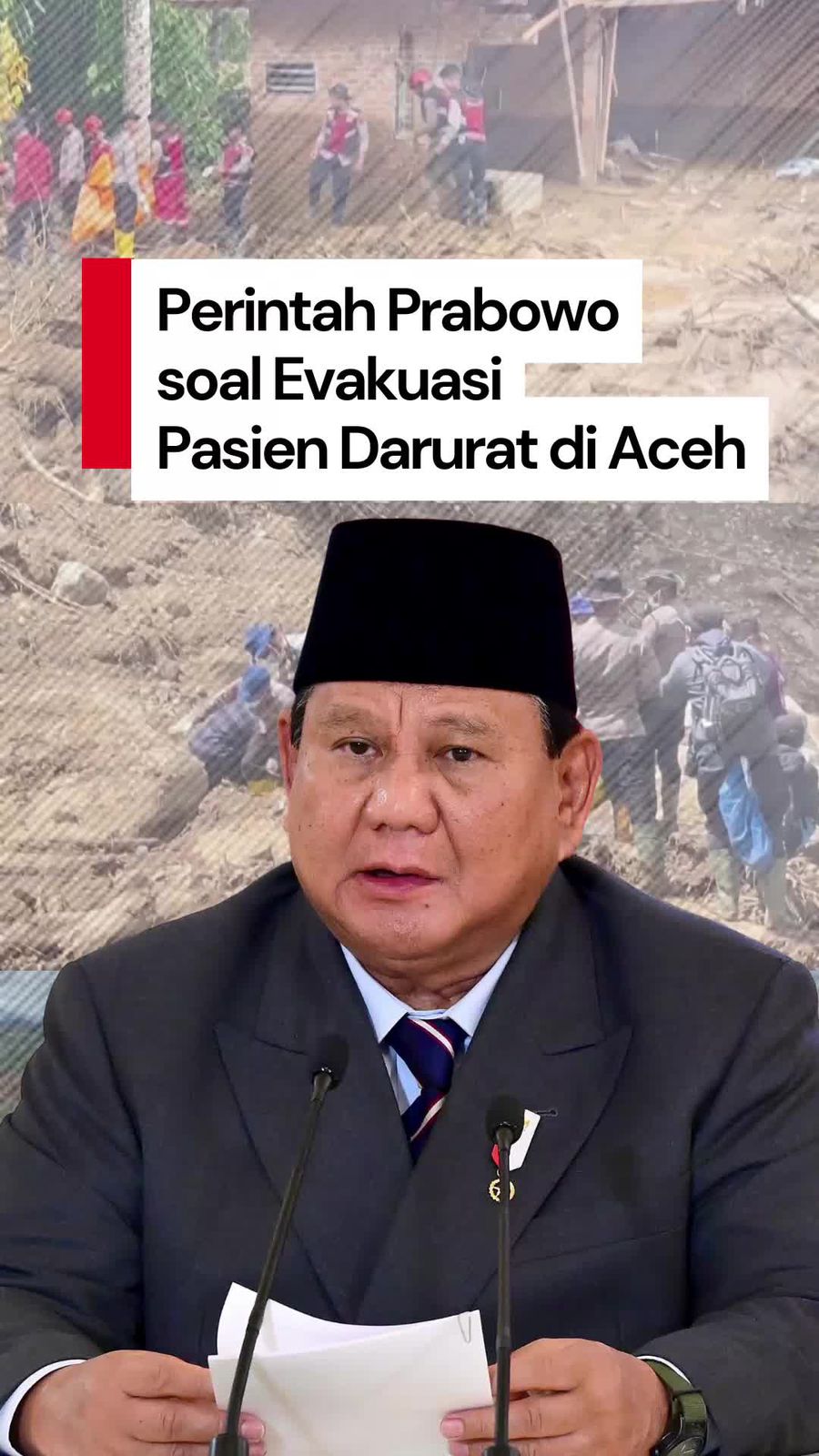 Video: Prabowo Minta Pasien Darurat di Aceh Langsung Dibawa Helikopter ke RS