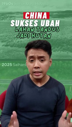 Video: Bisa Dicontoh Nih! China Sulap 76 Ribu Hektare Lahan Tandus Jadi Hutan