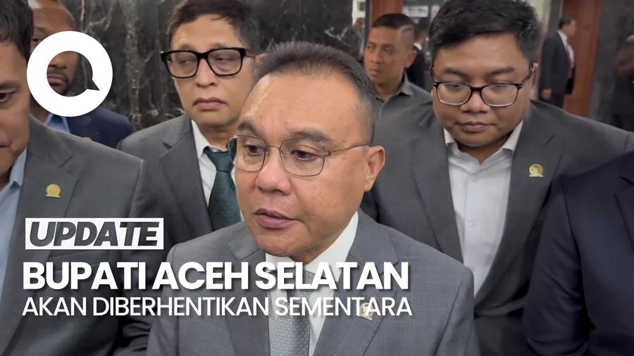 Video Dasco Minta Kemendagri Berhentikan Sementara Bupati Aceh Selatan