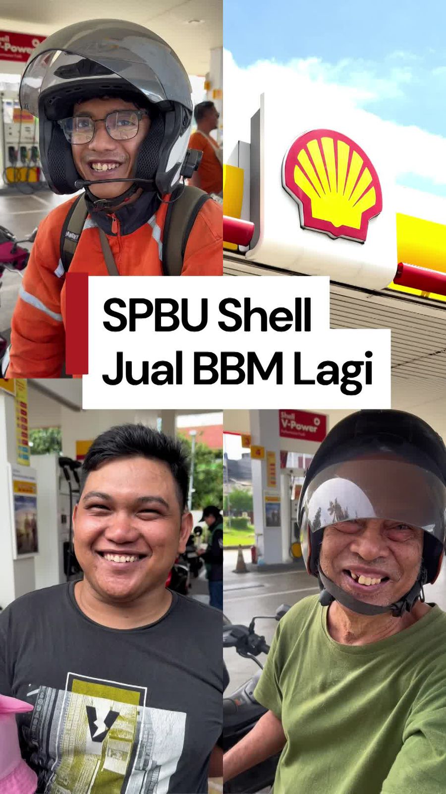 Video: Warga Ngaku Senang Bisa Isi BBM di SPBU Shell Lagi