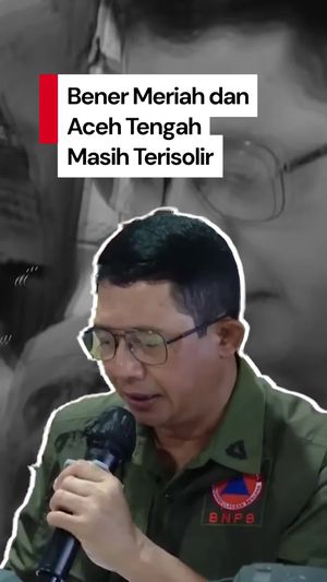 Video Kepala BNPB Lapor Prabowo: Bener Meriah-Aceh Tengah Masih Terisolir