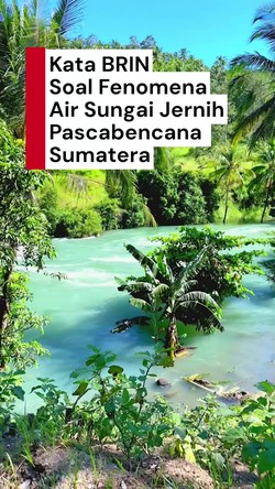 Video: Penjelasan BRIN soal Air Sungai Ombilin Jernih Pascabencana di Sumatera