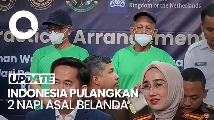 Video Indonesia Pulangkan 2 Narapidana Narkoba ke Belanda 