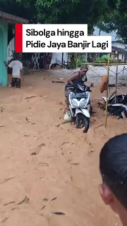 Video Hujan Deras, Sibolga-Pidie Jaya Kembali Diterjang Banjir