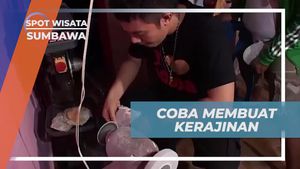 Mencoba Membuat Kerajinan Kerang dan Melatih Keterampilan di Sumbawa  