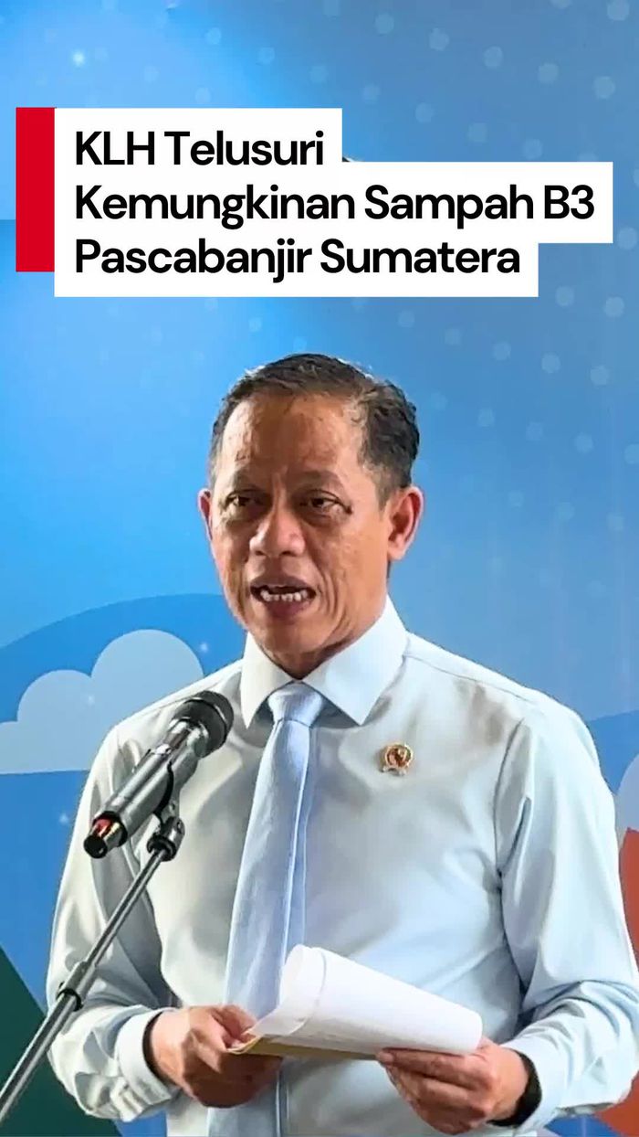 Video: KLH Dalami Kemungkinan Cemaran Sampah B3 Pascabanjir Sumatera