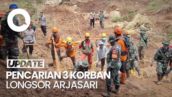 Video: Tim SAR Ungkap Kendala Pencarian 3 Korban Longsor Arjasari Bandung