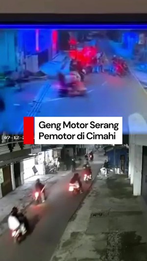 Video: Gerombolan Pemotor Bersajam Teror Warga Bandung Barat-Cimahi