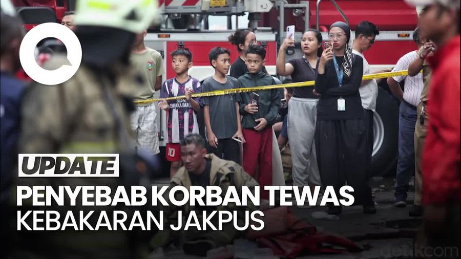 Video: Korban Tewas Kebakaran di Jakpus Mayoritas Lemas Kehabisan Oksigen
