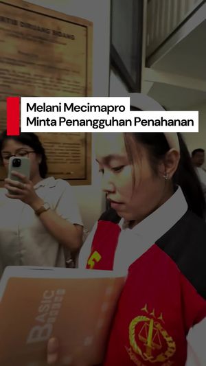 Video: Menangis di Depan Hakim, Melani Mecimapro Minta Penangguhan Penahanan