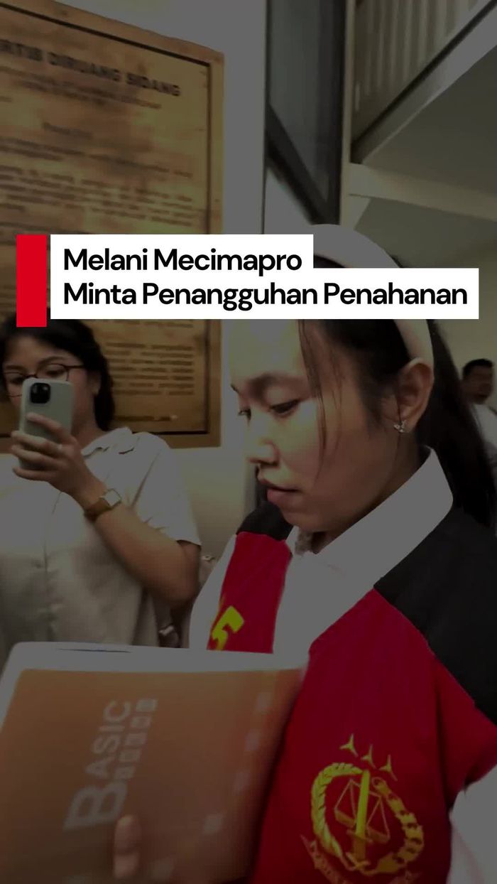 Video: Menangis di Depan Hakim, Melani Mecimapro Minta Penangguhan Penahanan