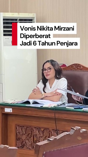 Video Pengadilan Tinggi DKI Perberat Hukuman Nikita Mirzani Jadi 6 Tahun Bui