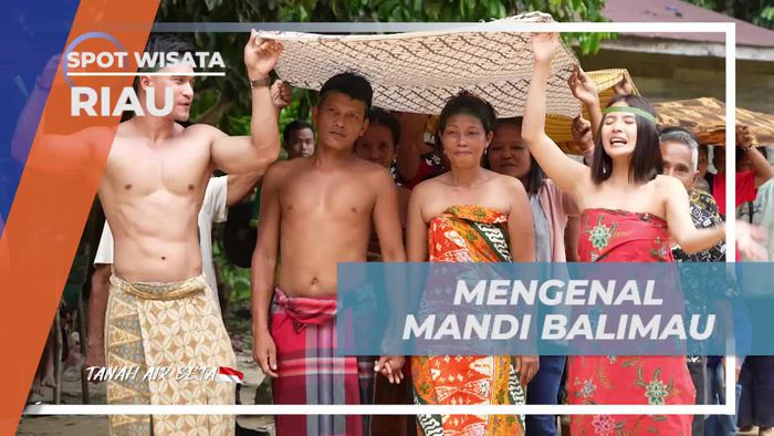 Mengenal Upacara Mandi Balimau untuk Pengantin Baru di Riau