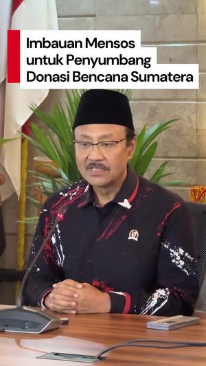 Video: Kata Mensos untuk yang Ingin Berdonasi ke Korban Banjir Sumatera