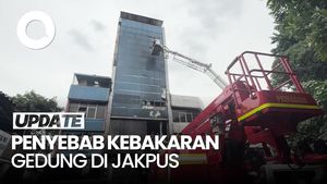 Video: Kebakaran Gedung di Jakpus Diduga Dipicu Baterai 