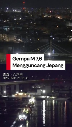 Video: Gempa M 7,6 Mengguncang Jepang, Ini Instruksi PM Takaichi