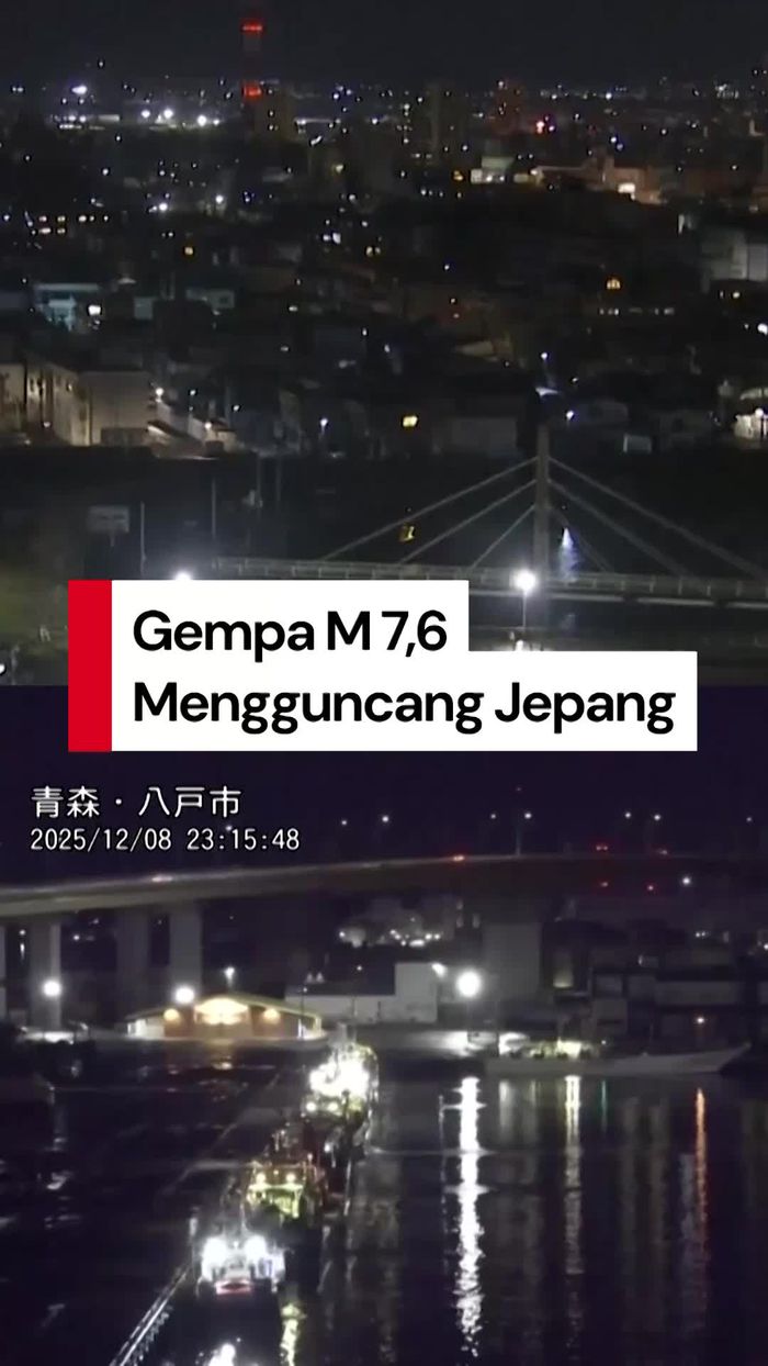 Video: Gempa M 7,6 Mengguncang Jepang, Ini Instruksi PM Takaichi
