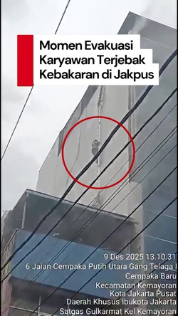 Video Dramatis Karyawan Terra Drone Evakuasi Diri Saat Terjebak Kebakaran