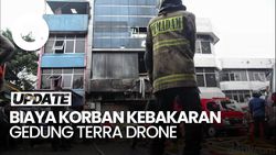 Video: Pemprov DKI Tanggung Seluruh Biaya Korban Kebakaran Gedung Terra Drone