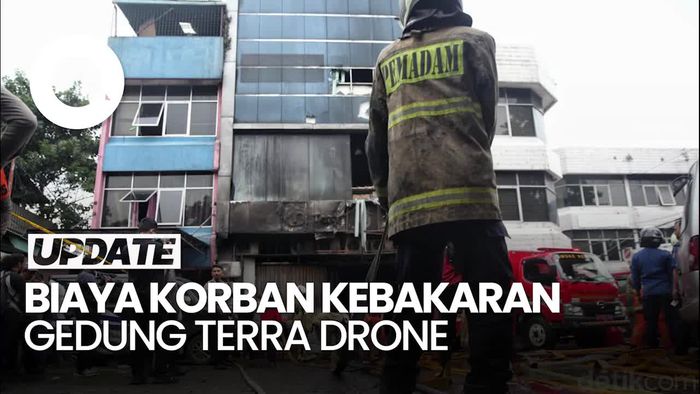 Video: Pemprov DKI Tanggung Seluruh Biaya Korban Kebakaran Gedung Terra Drone
