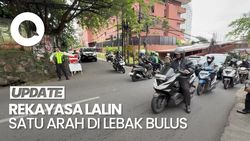 Video: Situasi Uji Coba Sistem Satu Arah di Lebak Bulus Pagi Ini