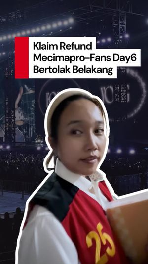 Video: Beda Klaim Melani Meciparo-Fans soal Refund Tiket Konser Day6