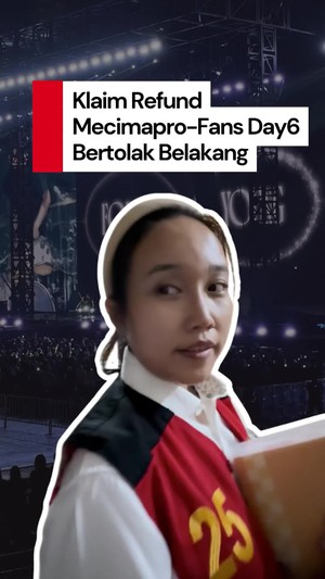 Video: Beda Klaim Melani Meciparo-Fans soal Refund Tiket Konser Day6