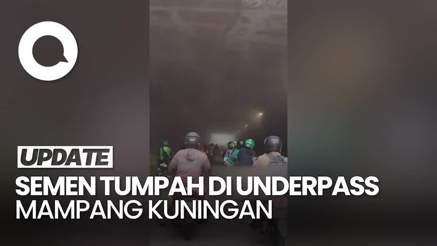 Video: Semen Tumpah di Underpass Mampang, Polisi Kirim Water Cannon