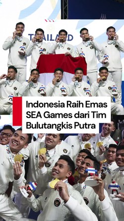 Video Indonesia Sungkurkan Malaysia! Emas SEA Games dari Tim Bulutangkis Putra