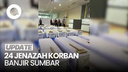Video: 24 Jenazah Korban Banjir Sumbar Tak Teridentifikasi Dimakamkan Massal