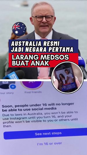 Video Pembatasan Medsos Anak Dimulai, PM Australia: Terdepan di Dunia