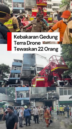 Video: Fakta-fakta Kebakaran Gedung Terra Drone Jakpus yang Tewaskan 22 Orang