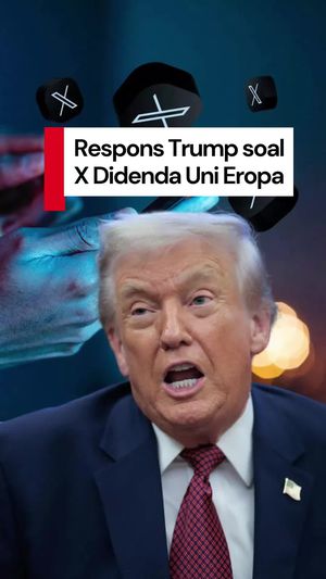Video Trump soal Uni Eropa Denda X: Itu Bukan Hal yang Benar!
