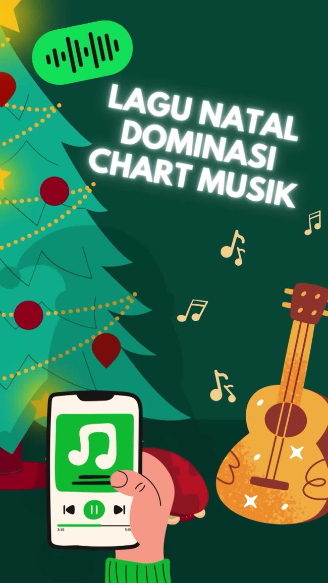 Video: Lagu-lagu Natal Mulai Dominasi Chart Billboard hingga Spotify