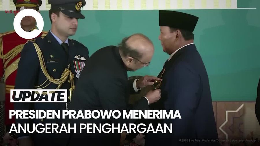 Video: Momen Prabowo Terima Bintang Kehormatan Tertinggi Presiden Pakistan