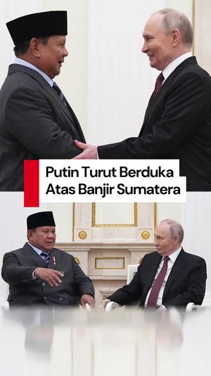 Video Putin Ucapkan Duka atas Bencana Banjir Sumatera