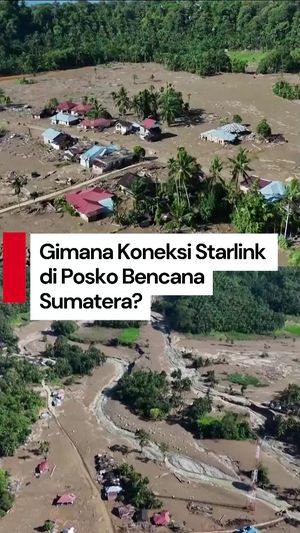 Video: Koneksi Starlink di Posko Bencana Sumatera Aman? Ini Kata Wamen Nezar