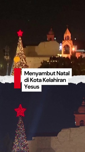 Video: Warga Bethlehem Sambut Natal Tahun Ini dengan Meriah