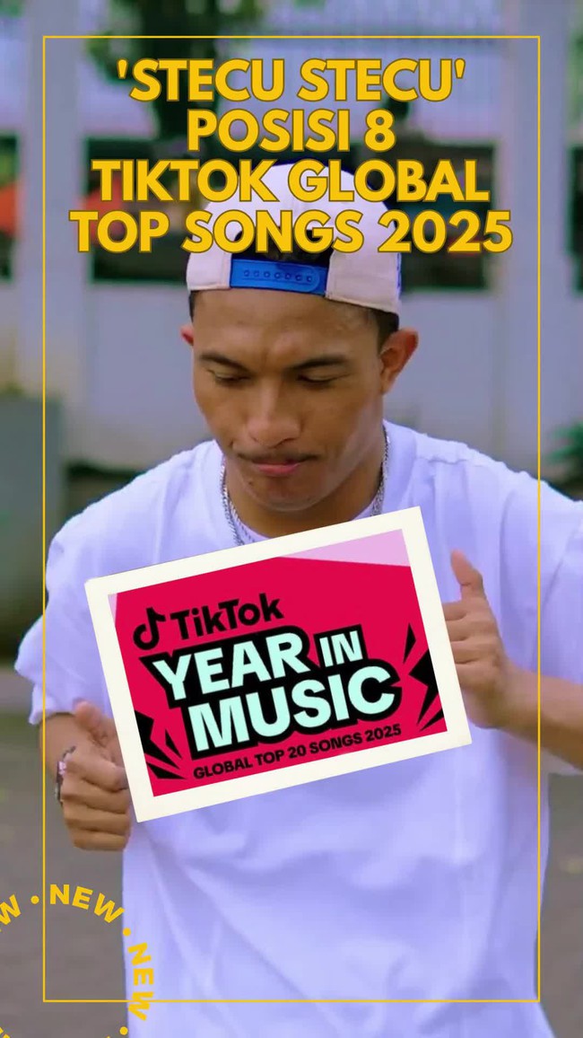 Video: Stecu Stecu Faris Adam Masuk 20 Lagu Top Dunia di TikTok 2025