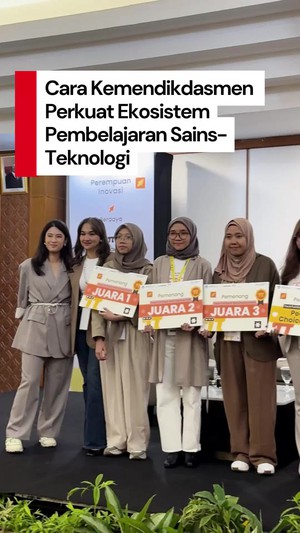 Video Kemendikdasmen: Hanya 8% Perempuan yang Bekerja di Bidang Sains-Teknologi