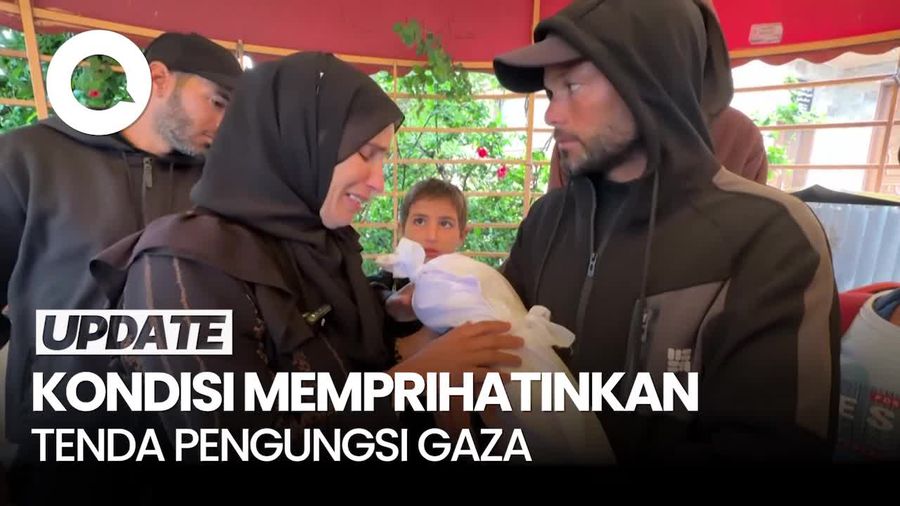 Video: Tenda Pengungsi Gaza Kebanjiran, Bayi Tewas Kedinginan