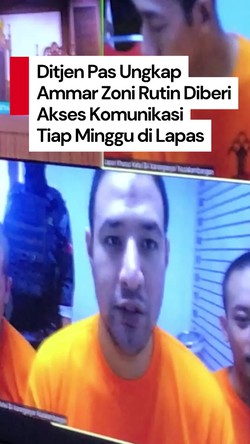 Video Ditjen Pas Bantah Ammar Zoni Tak Diberi Akses Komunikasi Selama 2 Minggu
