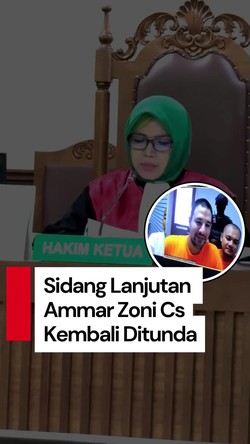 Video: Ammar Zoni Cs Gagal Dihadirkan Secara Offline di Persidangan