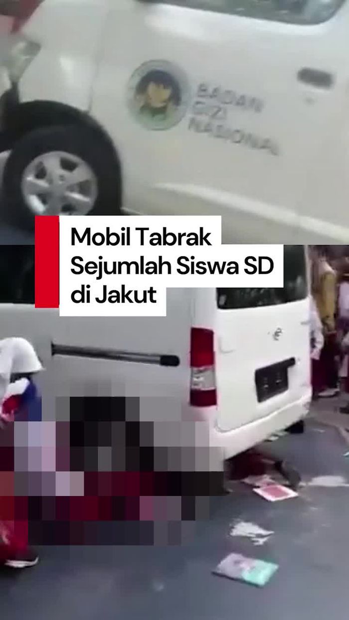Video: Momen Histeris saat Mobil Tabrak Sejumlah Siswa SD di Cilincing Jakut